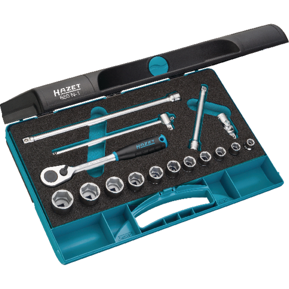 Steckschlüssel-Garnitur 3/8" 880N-1 16-teilig Hazet