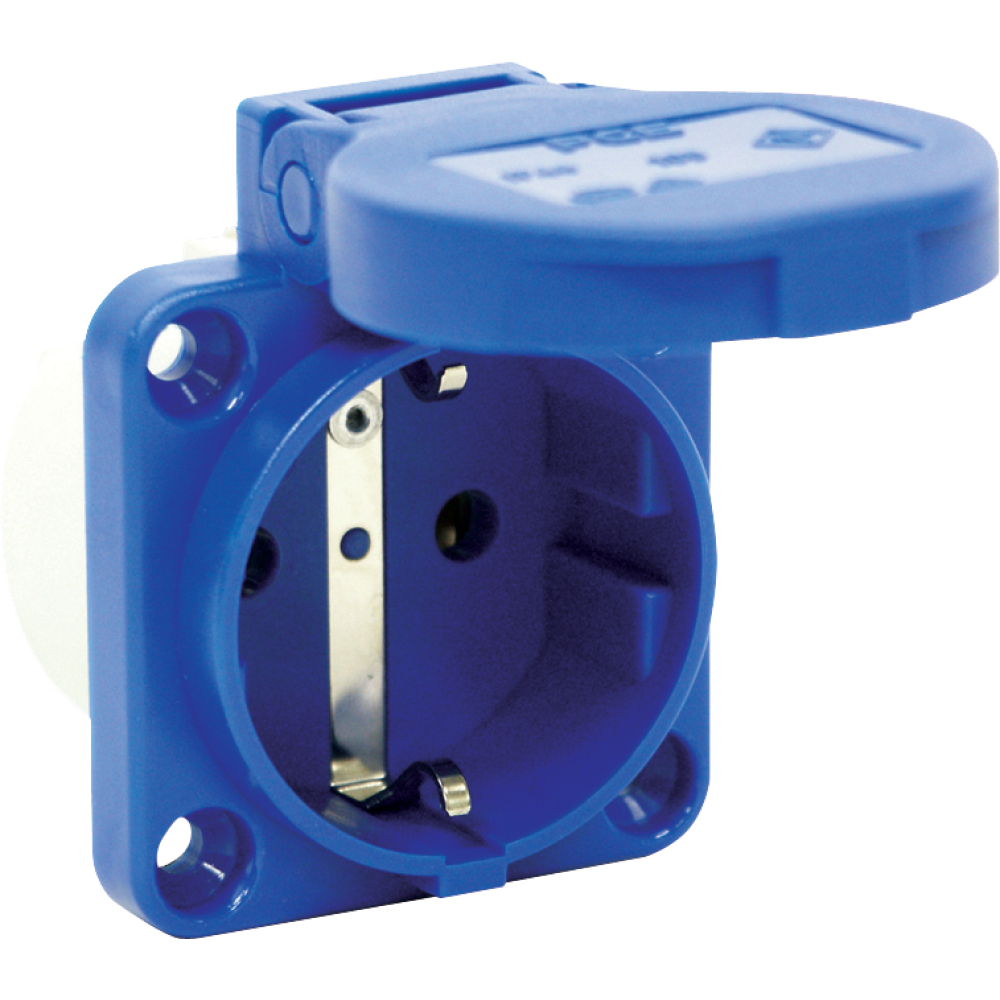 SCHUKO-Einbausteckdose 16A 2-polig IP54 105-0b