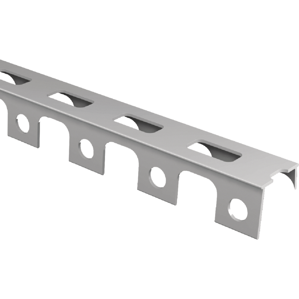 Abstandleiste PVC 25 mm Länge = 2 Meter mit seitlichen Ausstanzungen