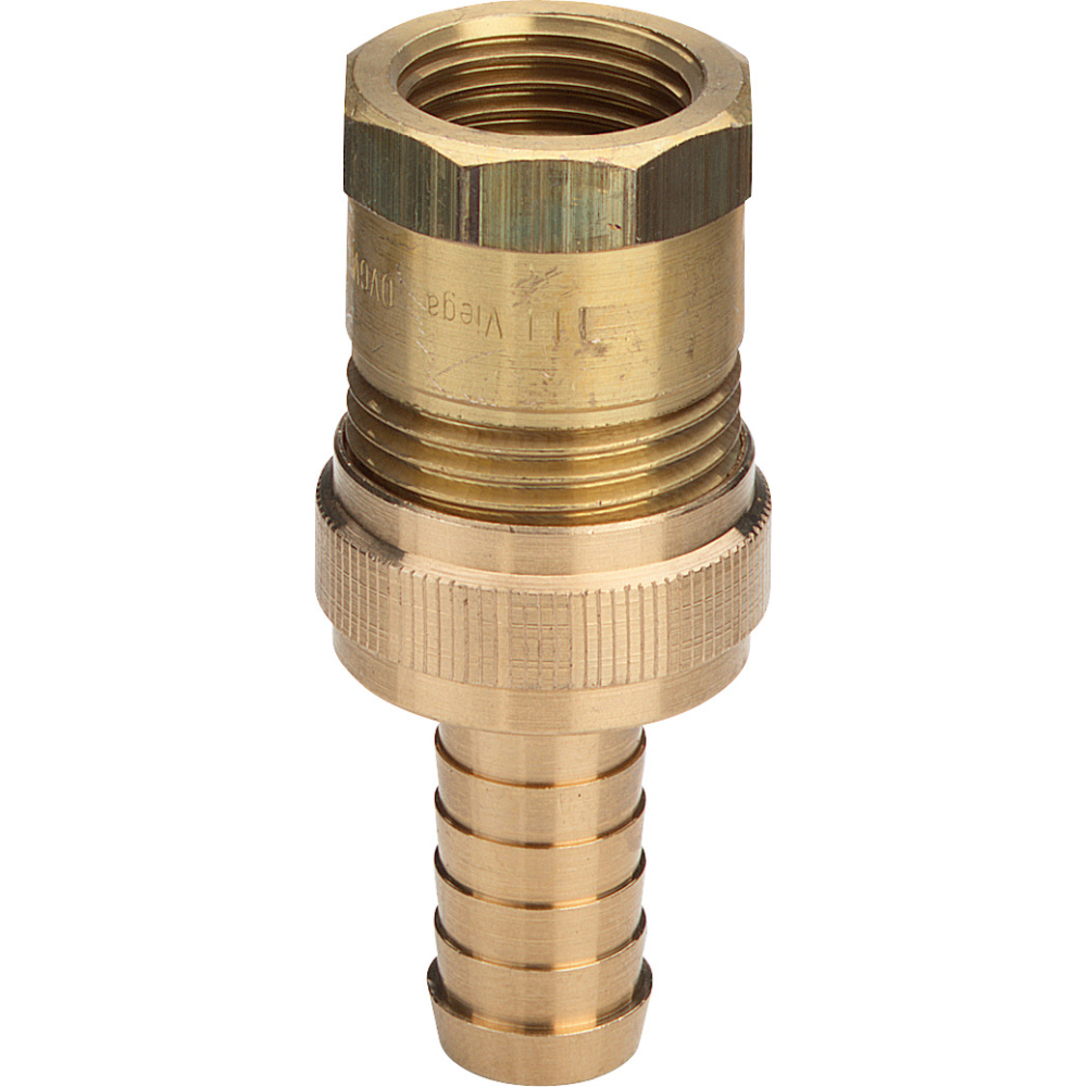 Viega Standrohrverschraubung 1842 Rp 3/4x3/4"xG 1, MS, konisch dichtend