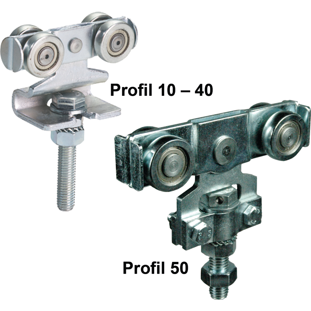 Rollapparate doppelpaarig V2A