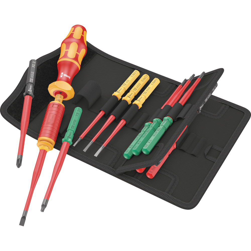 Wera Drehmoment-VDE-Wechselklingensatz Kraftform Kompakt 15 Torque extra Slim 1