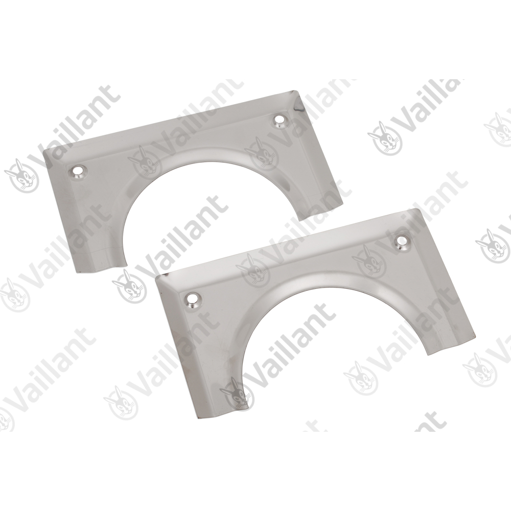 Vaillant Rosette, DN 125, geteilt (Edelstahl) Vaillant-Nr. 0020059480