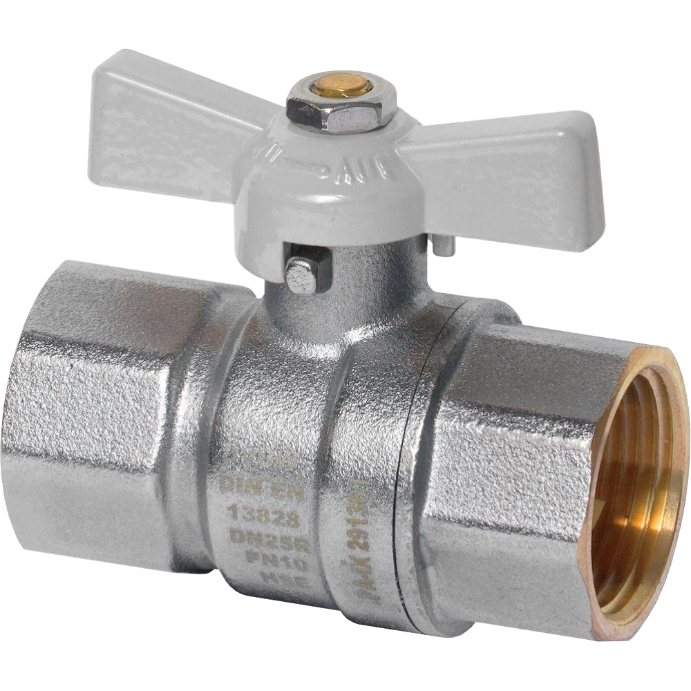 Trinkwasser/Gas-Kugelhahn FORMAT Tec Flügelgriff