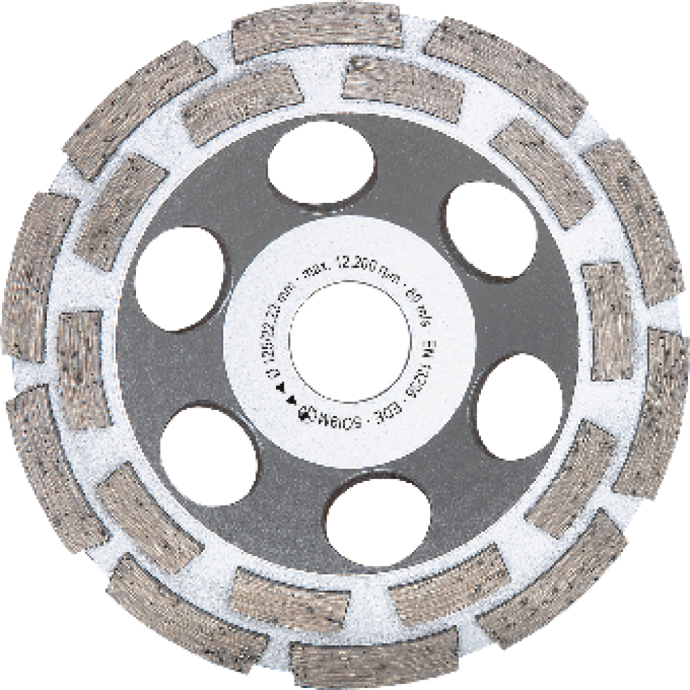 FORUM Diamant-Schleiftopf 125mm dop. belegt