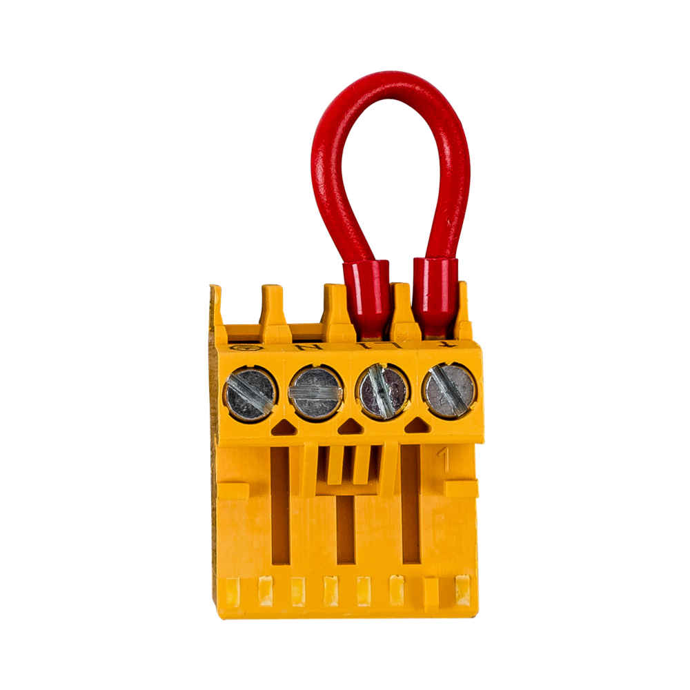 Wolf Kurzschlussstecker GFA/Abgaskla. gelber 4-poliger Stecker, für NG-4E/31E