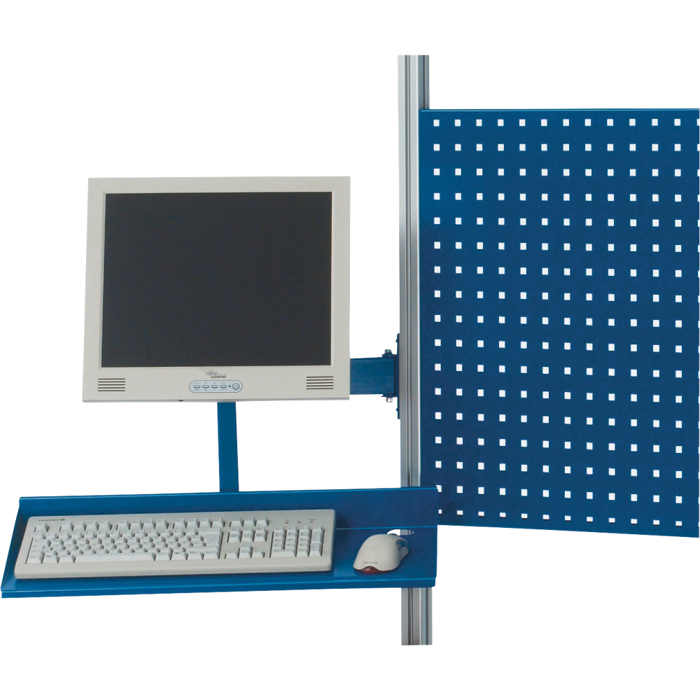 Schwenkarm für Flachbildschirm und Tastatur