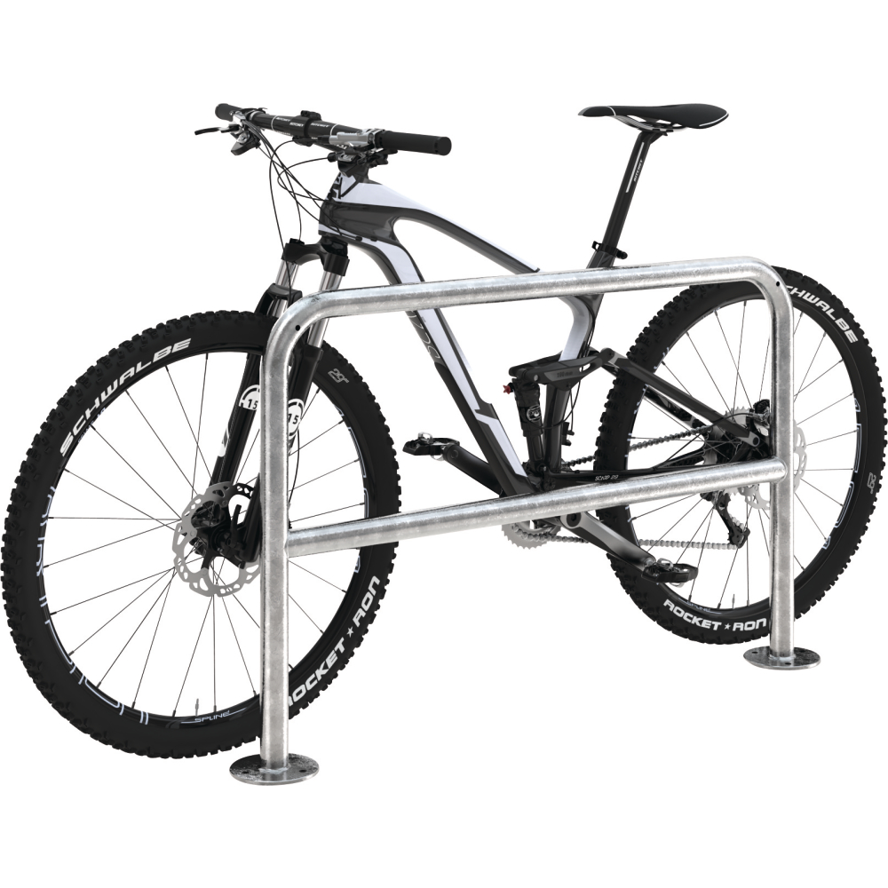 Fahrrad-Anlehnbügel 9200,L1000mm,Edelst,z.Ein