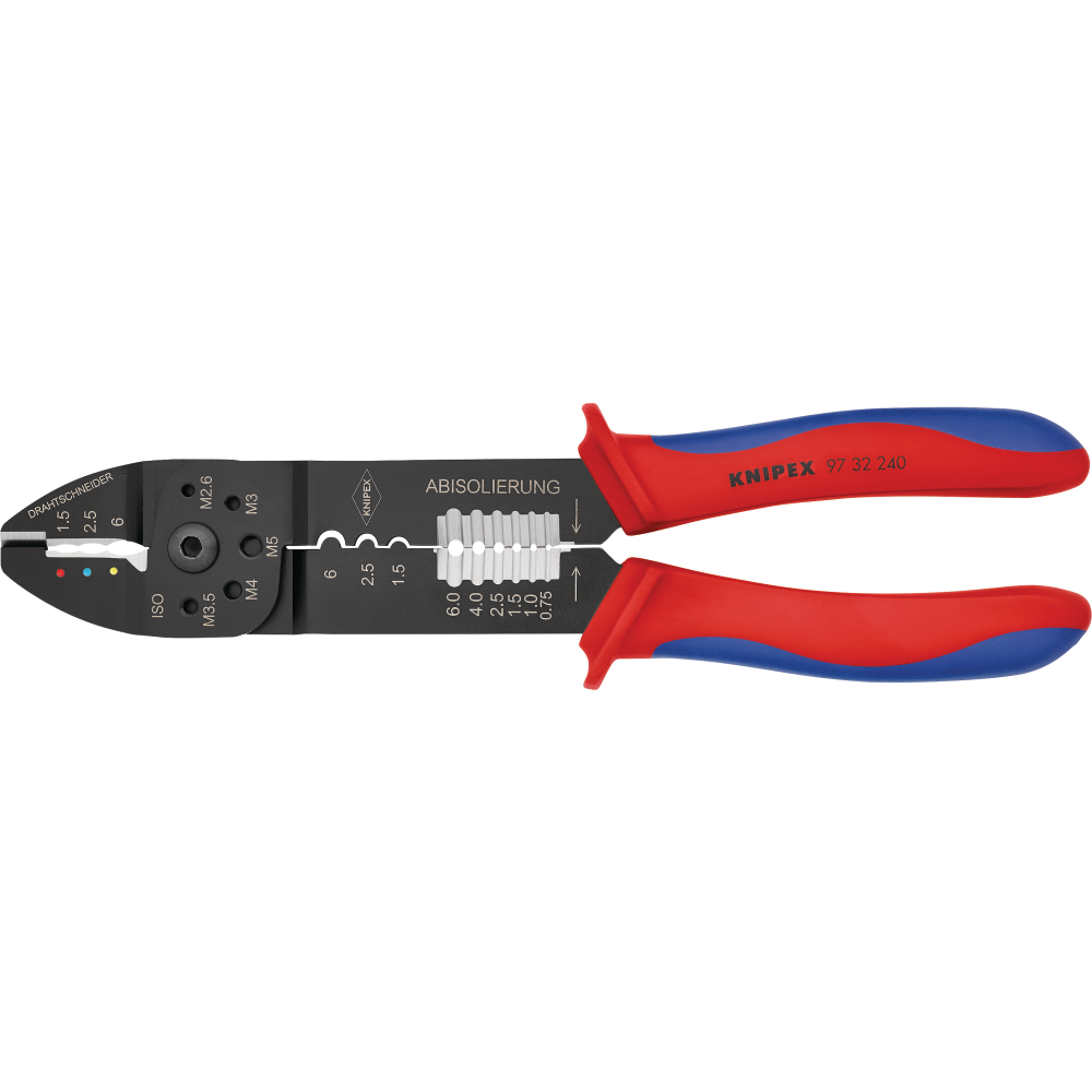 Crimpzange 240mm Knipex Kapazität 0,5-6,0mm²