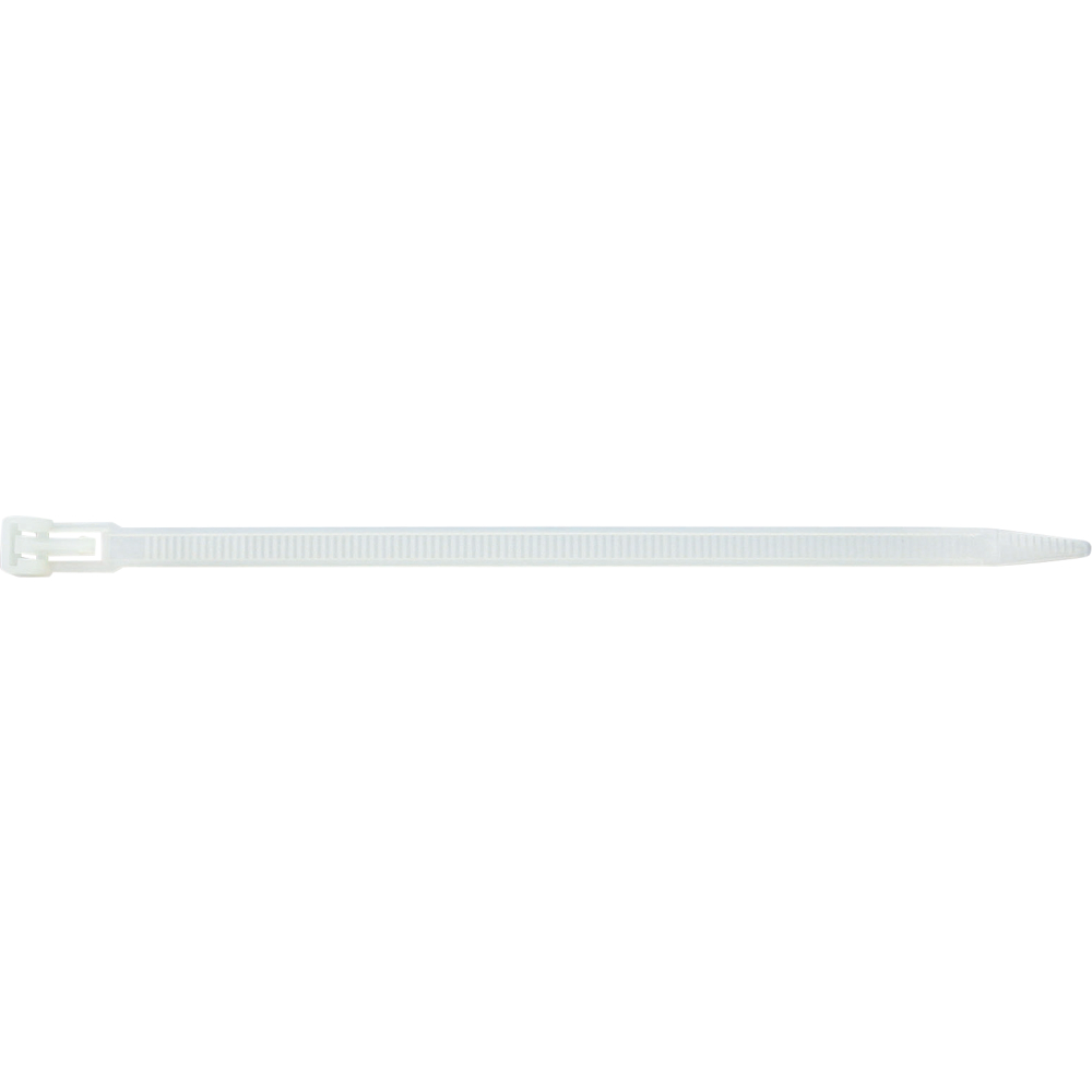 Kabelbinder Nylon natur 360x7,5mm a100Stück lösbar SapiSelco