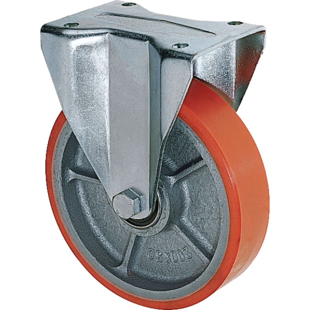 Schwerlast-Bockrolle 150mm leichte Serie