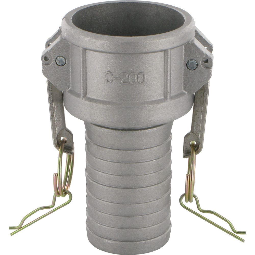 Kamlok Mutterteil Typ C DN32, Tülle 34mm, Alu