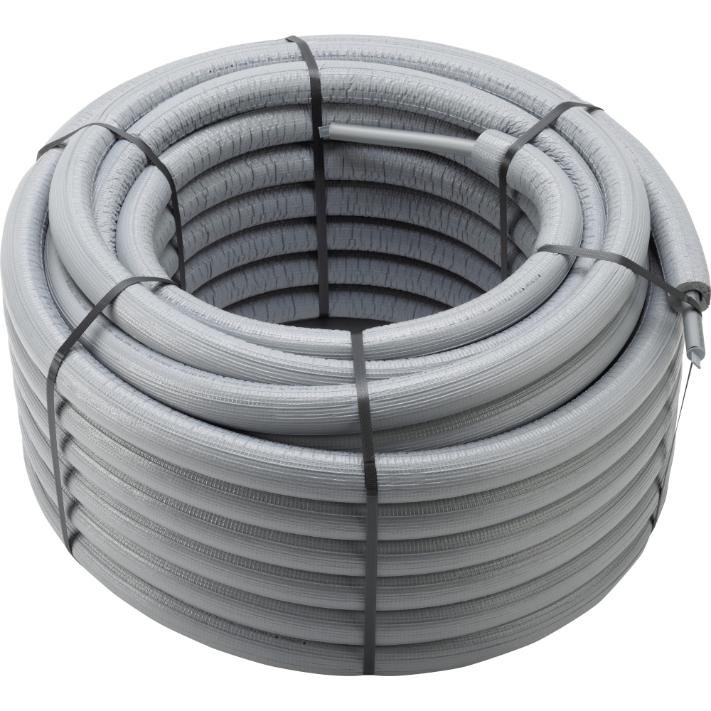 Viega Rohr Raxofix 5302.4 mit 13mm Dämmung in 20x2,8mm Kunststoff grau