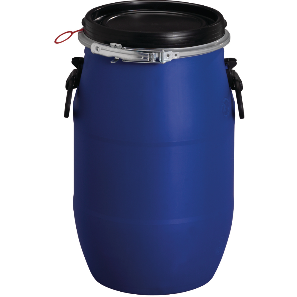 Weithalsfass 30 Liter 510 mm hoch blau