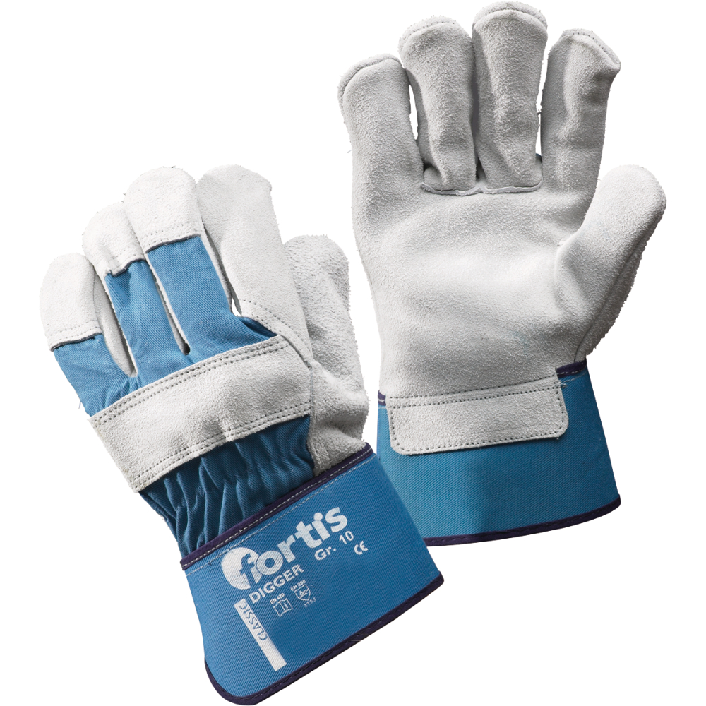 Rindspaltlederhandschuh Digger, FORTIS