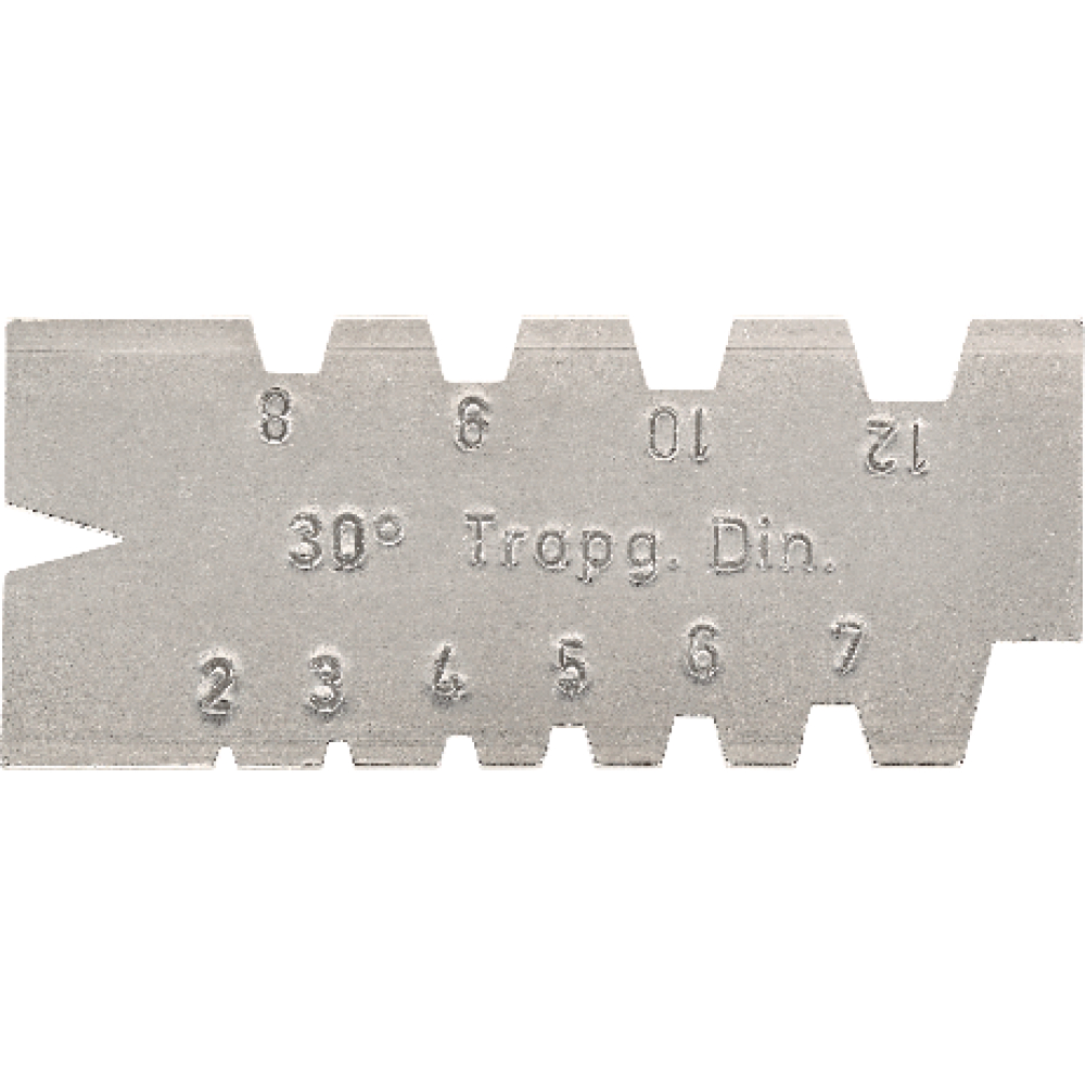 FORUM Trapezgewinde-Stahllehre DIN103 stg.2-12mm