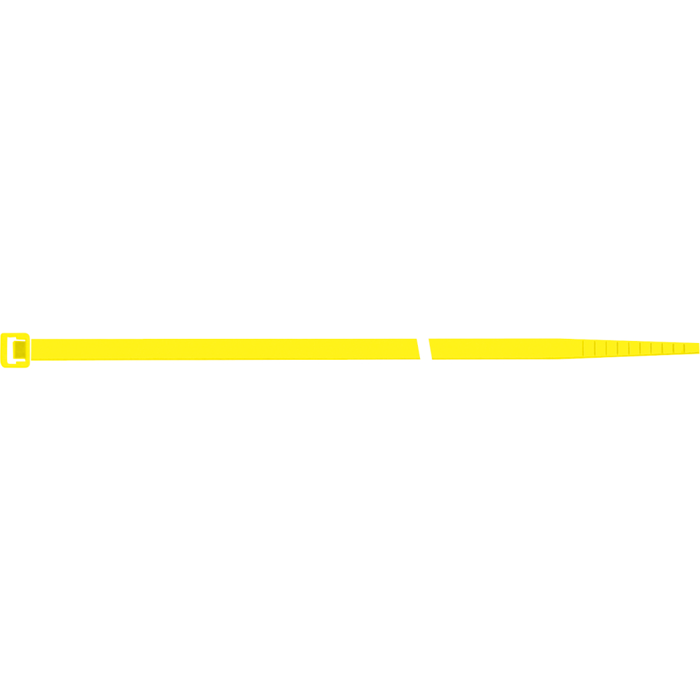 Kabelbinder Nylon gelb 100x2,5mm a100Stück SapiSelco