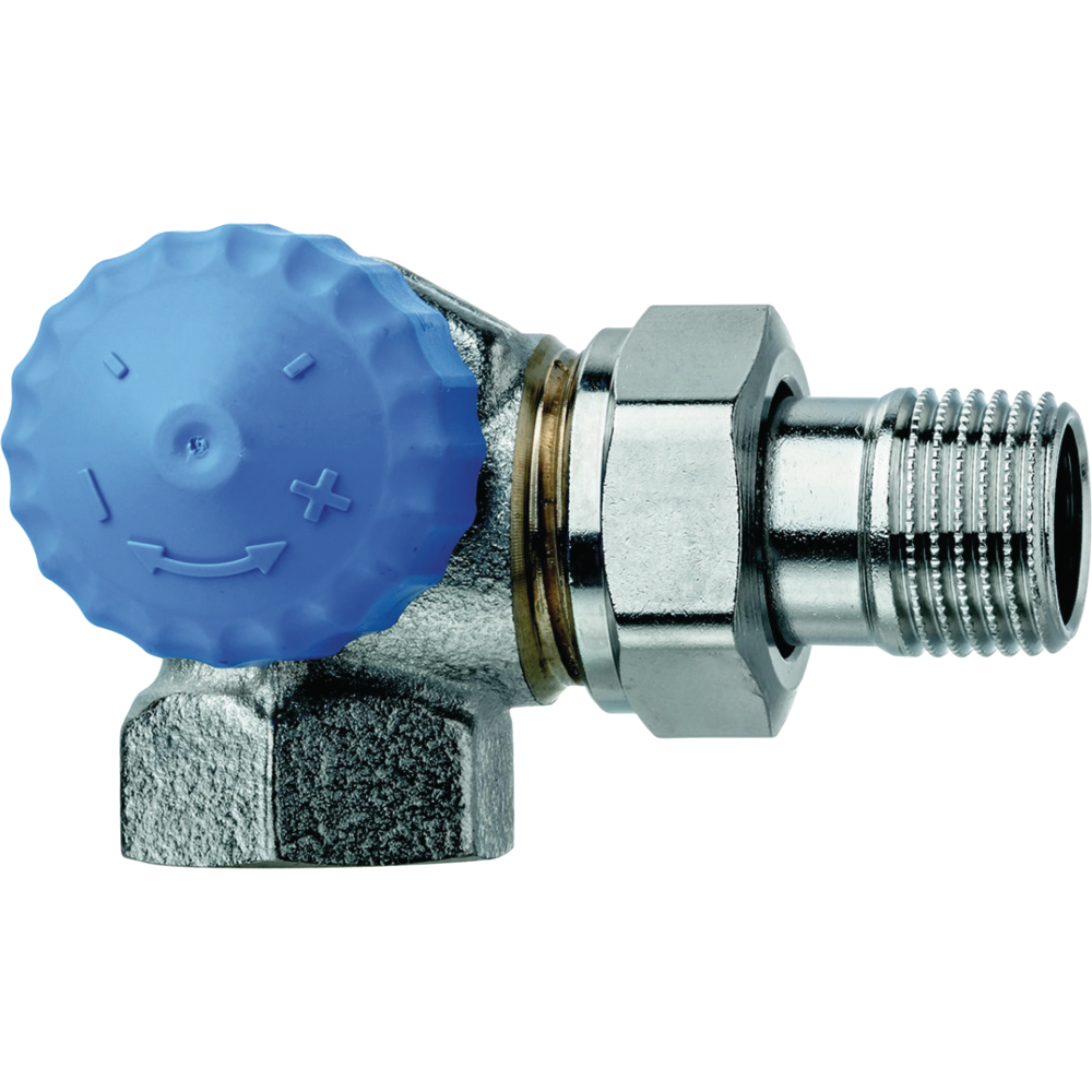 Thermostat-Ventilunterteil Winkeleck links