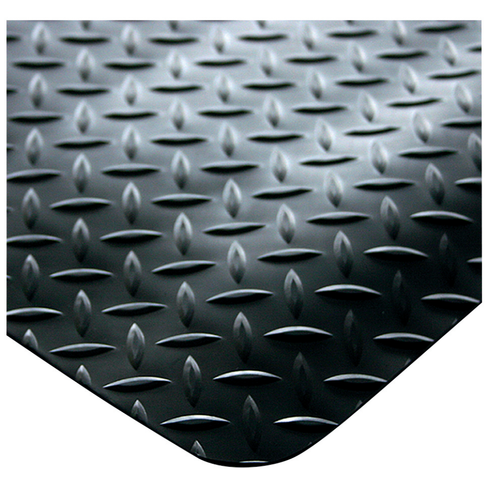 Anti-Ermüdungsmatte Deckplate B120 cm x lfd.M schwarz