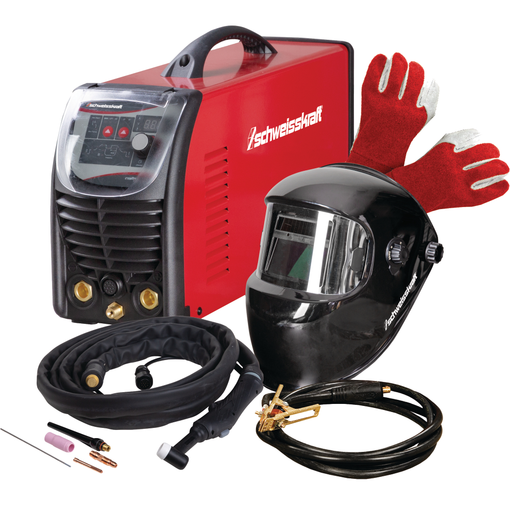 Schweißkraft WIG DC Inverter EASY-TIG 201 DC PULSE Aktionsset