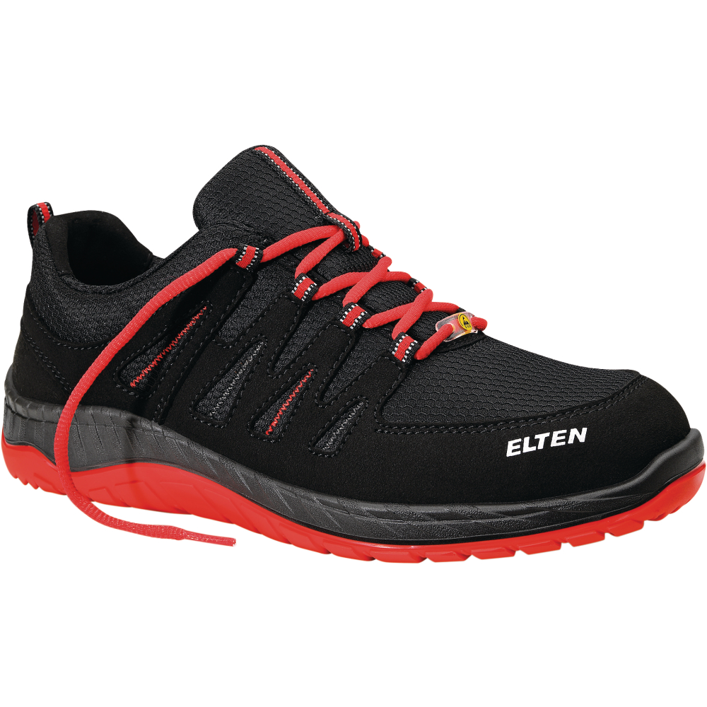 ELTEN Sicherheitshalbschuh MADDOX black-red Low ESD S3S 729561 Gr.43