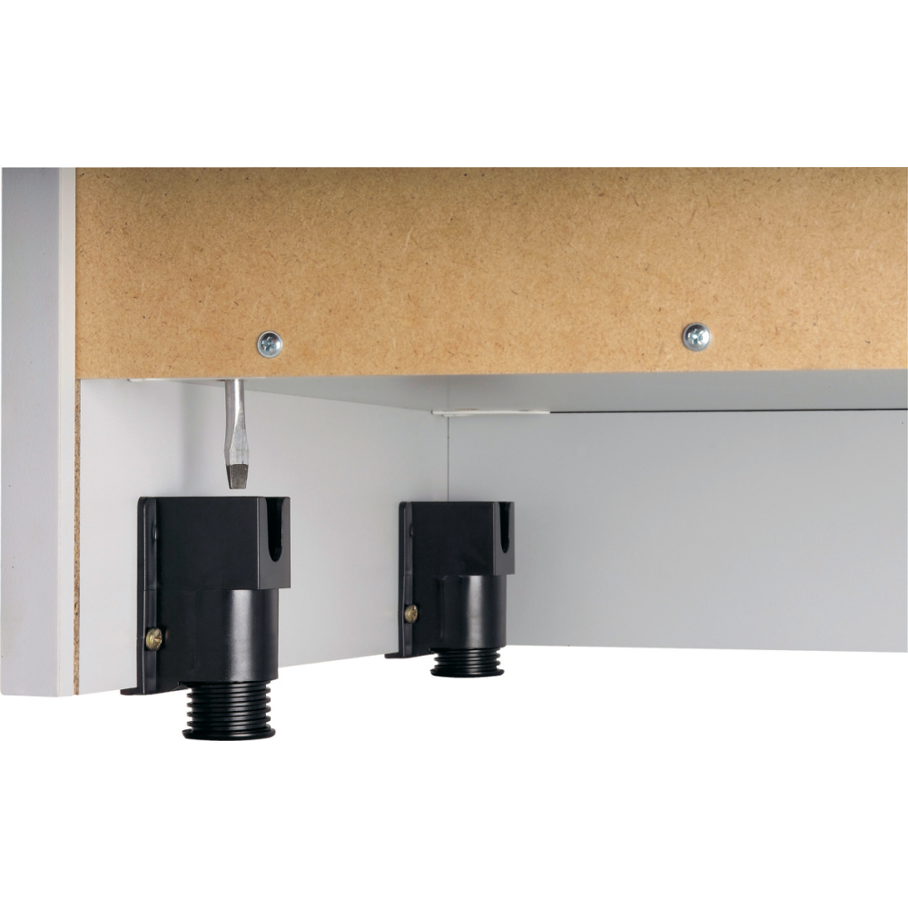 Kombiregalschrank Nussb. B 80cm abschl.