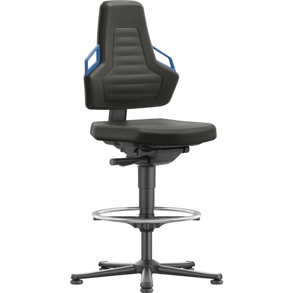 Stuhl Nexxit 3 Gleiter Polster Griff blau
