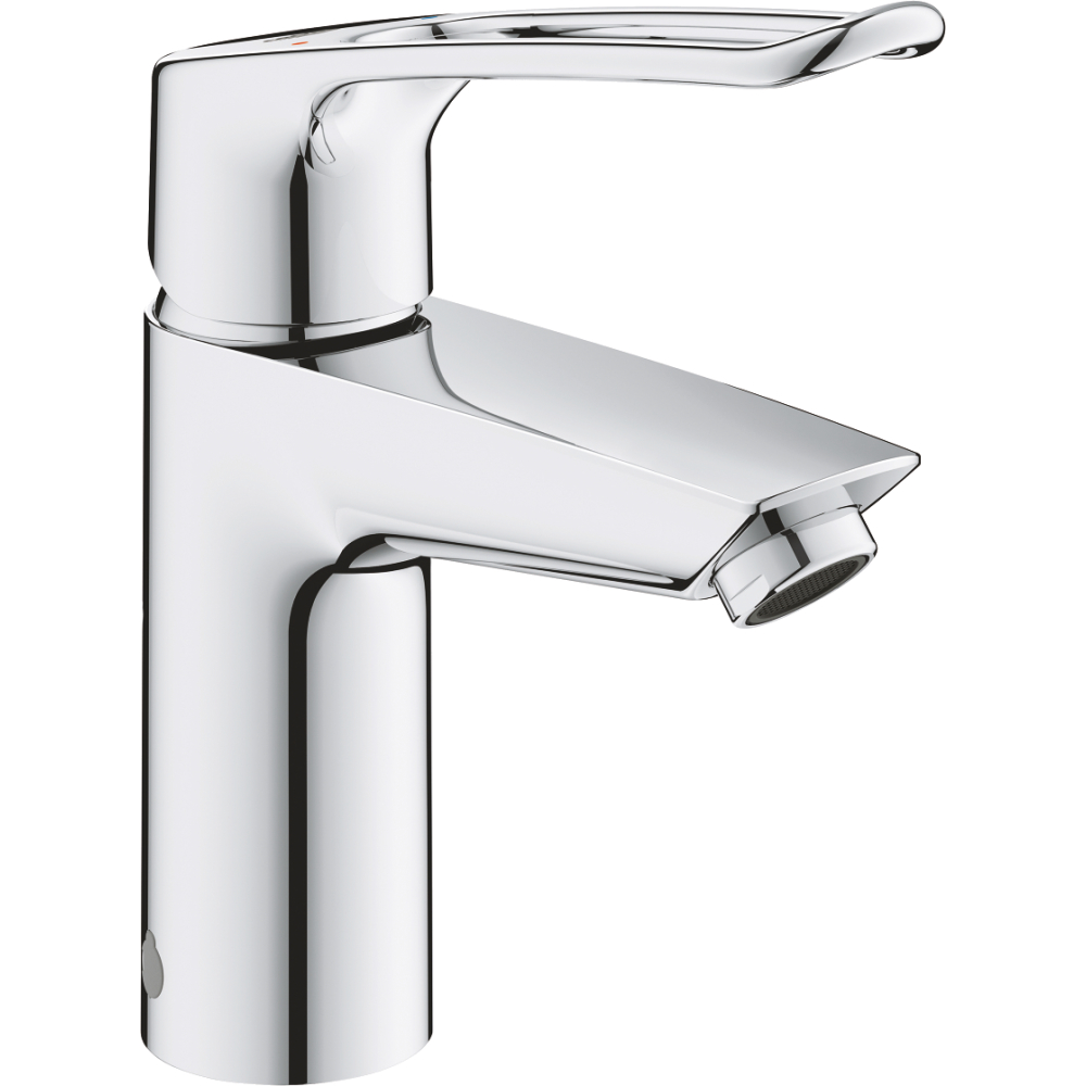 Waschtischarmatur Eurosmart 23988_3 S-Size offener Hebel PO-Ablaufgrt. chrom
