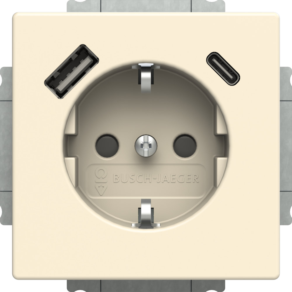 SCHUKO-/USB-Steckdose Safety+ 20 EUCB2USBAC