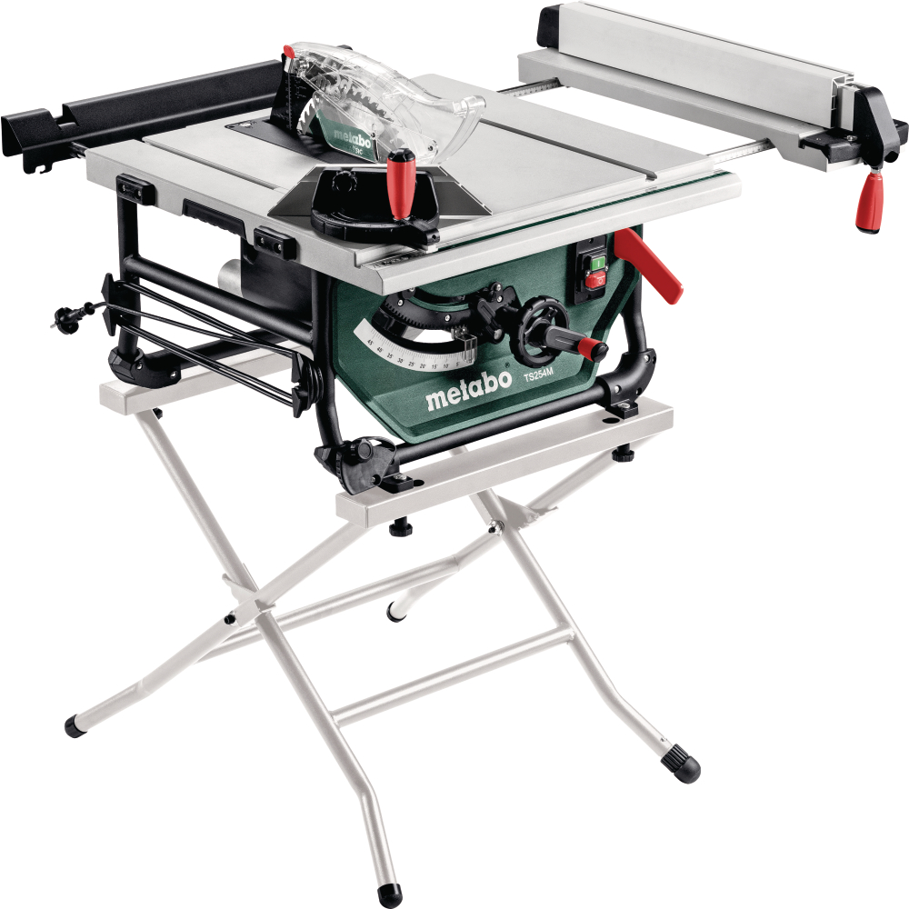 Metabo Tischkreissäge mit Untergestell TS254M Set 1.500W Dm 254mm St 80mm