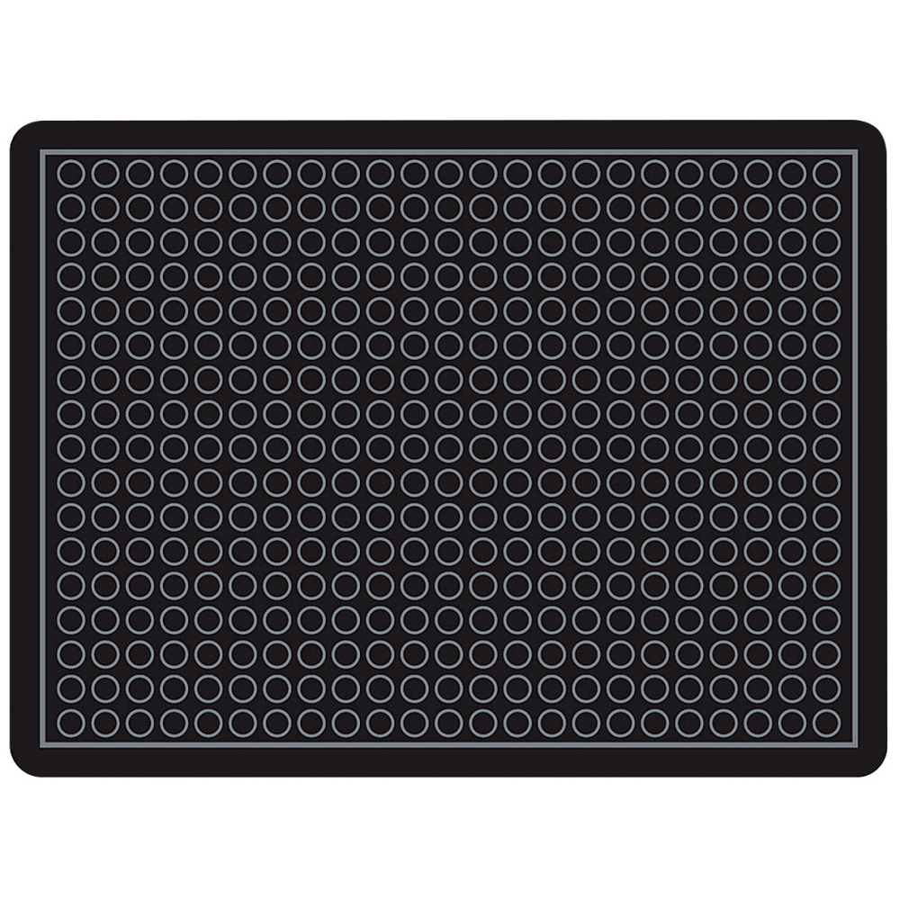 Yoga Dome NBR Einzelmatte 90 x 120 cm schwarz
