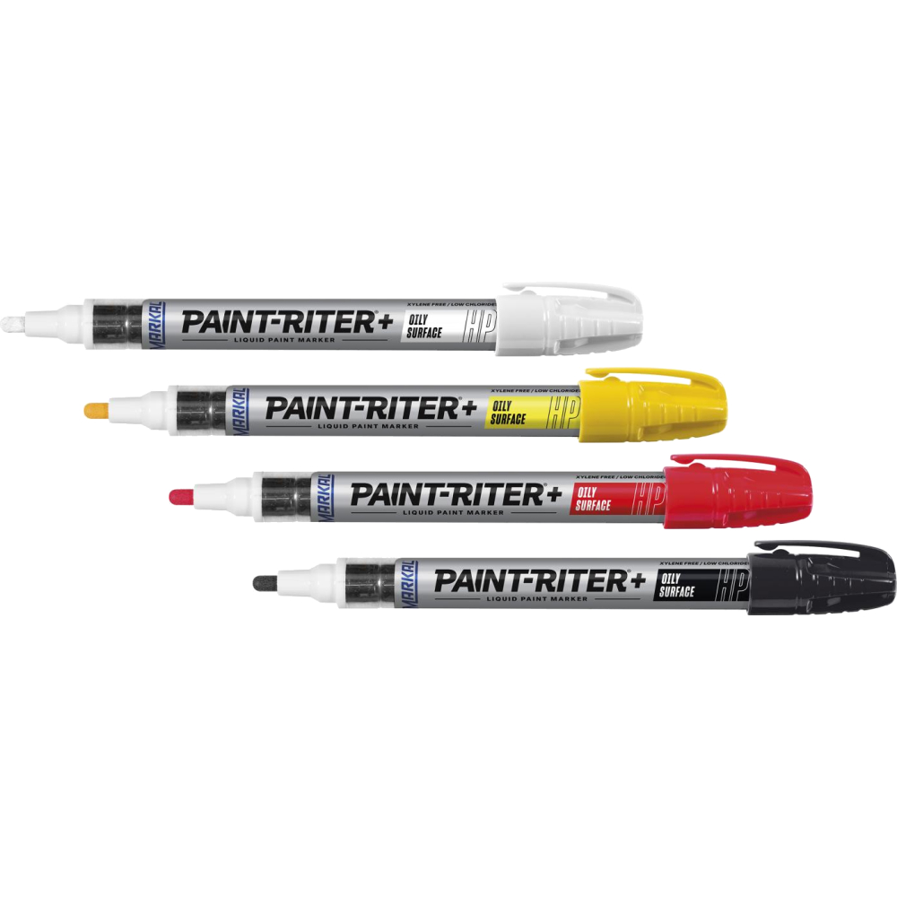 Markal Industrie-LackmarkerPaint-Riter®+ Oily Surface HP gelb