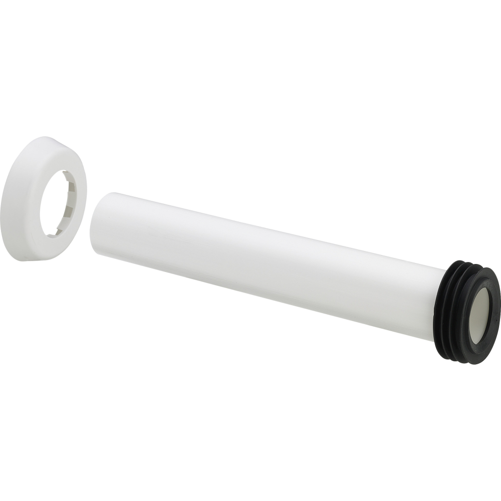 Viega WC Anschlussgarnitur 8310.79 in 45x44mm Kunststoff weiß-alpin