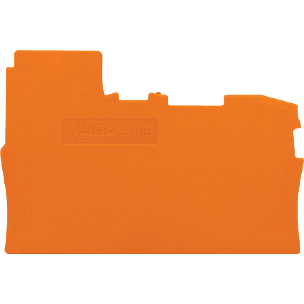 Abschluss-/Zwischenplatte TOPJOB S orange 16qmm