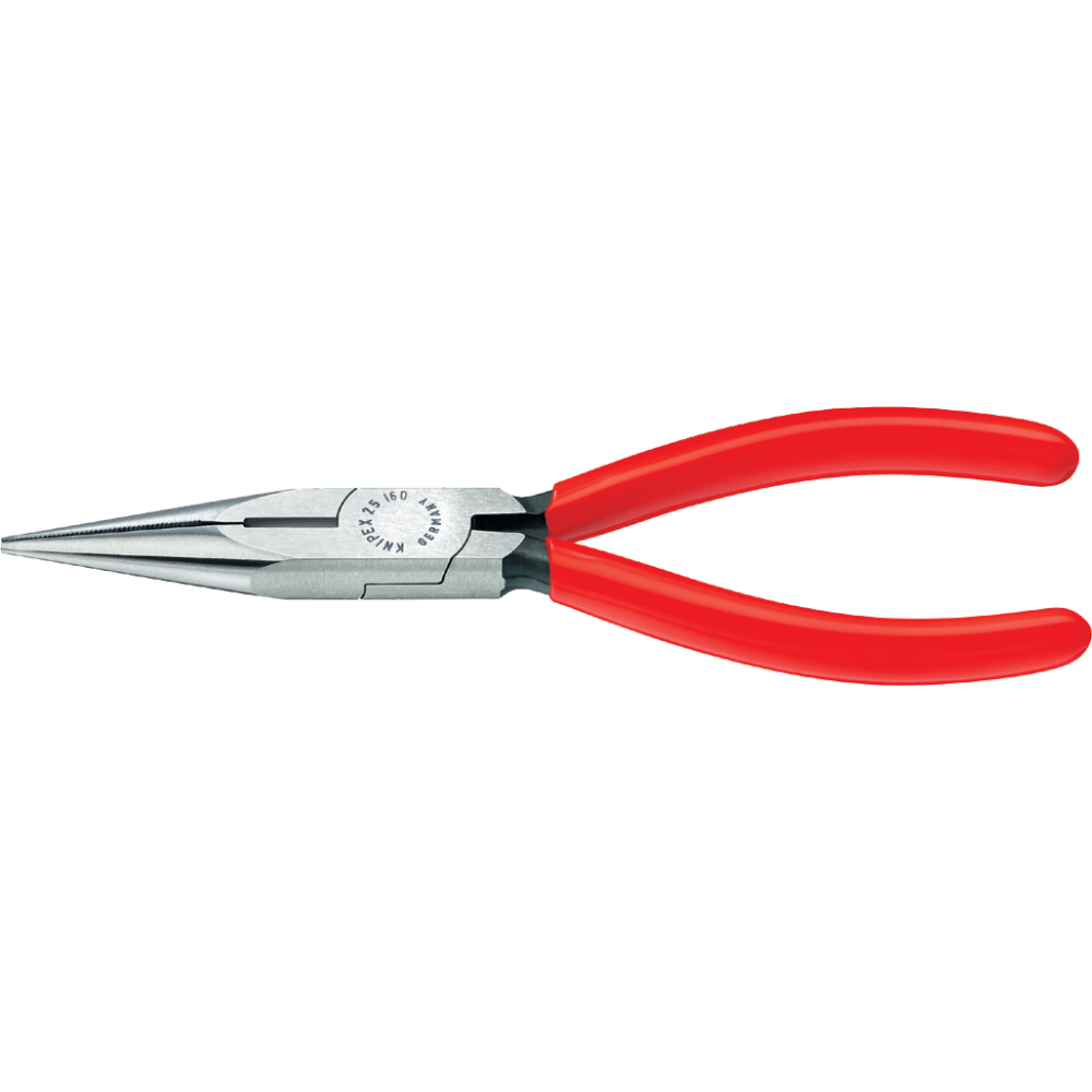 Knipex Flachrundzange mit Schneide (Radiozange) gerade Nr. 2501