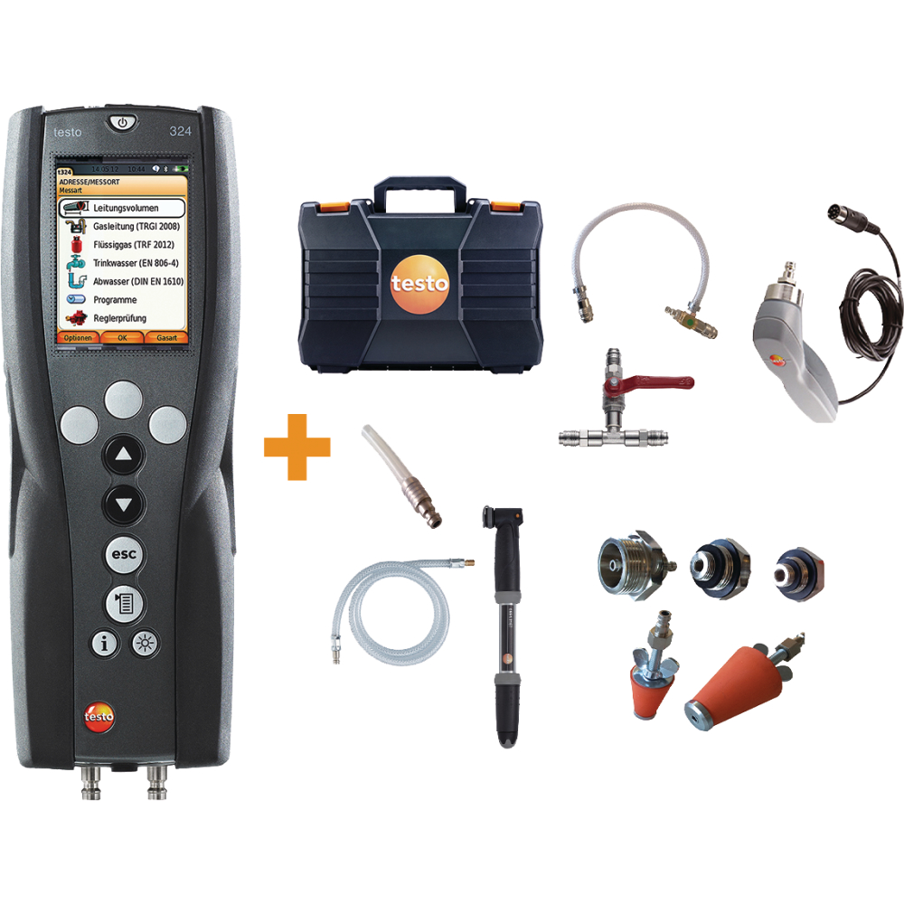 Gas- und Wasser-Set 324 testo
