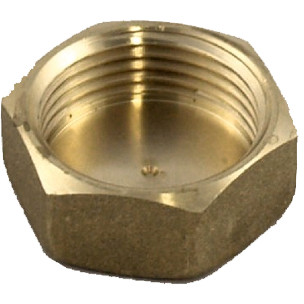 Wolf Verschlusskappe 3/4" Messing für CGB