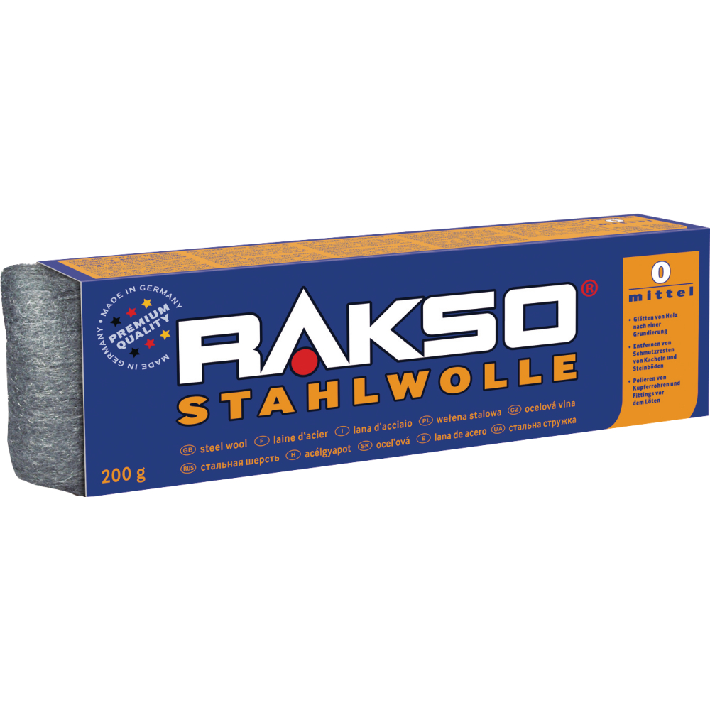 Rakso Stahlwolle 200g Gr.3 grob