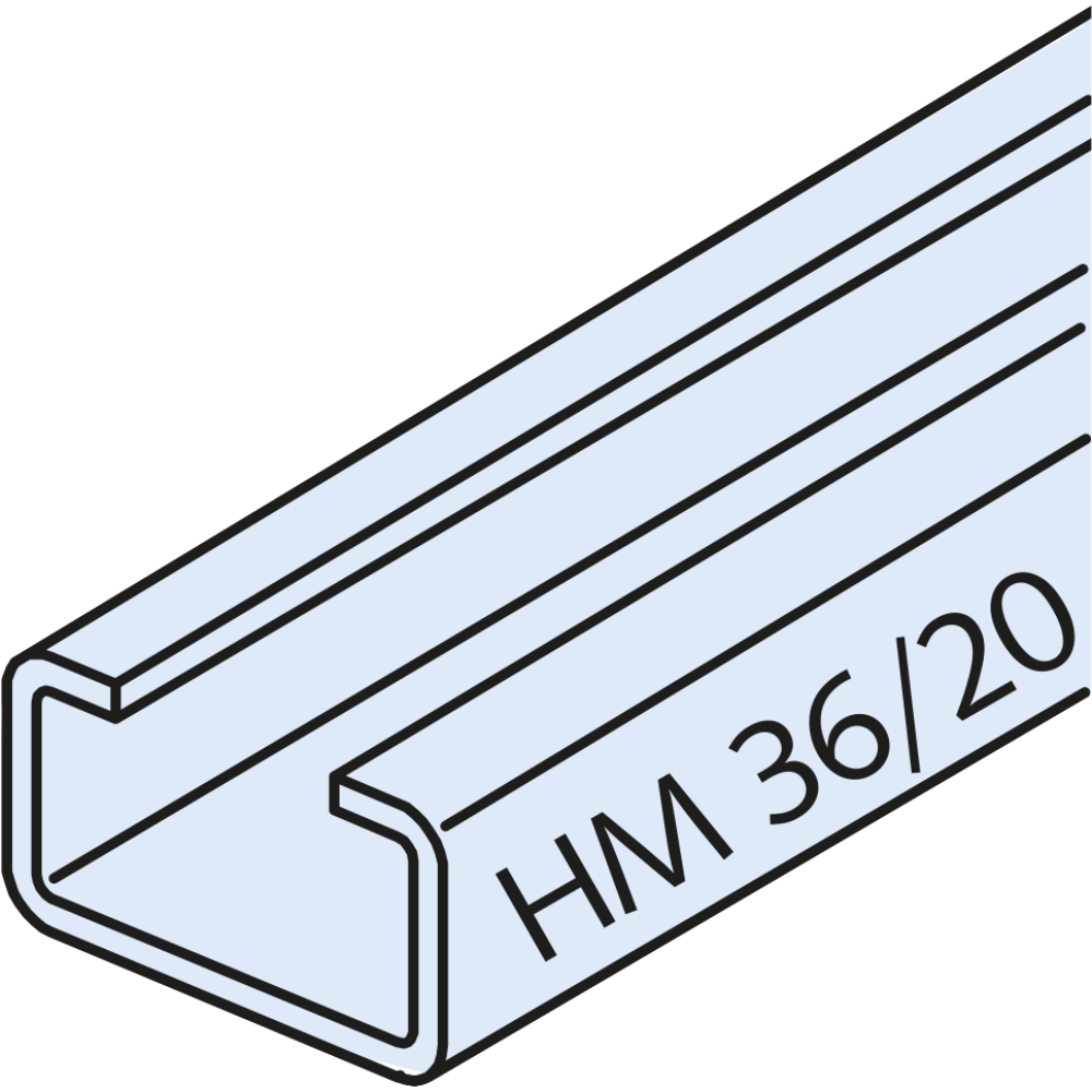 Montageschiene HM 36/20
