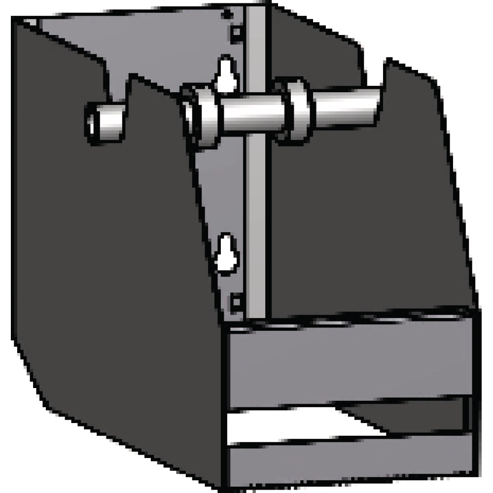 Schleifleinenabroller 3-fach für Lochwände Lochung 10X10 mm RAL