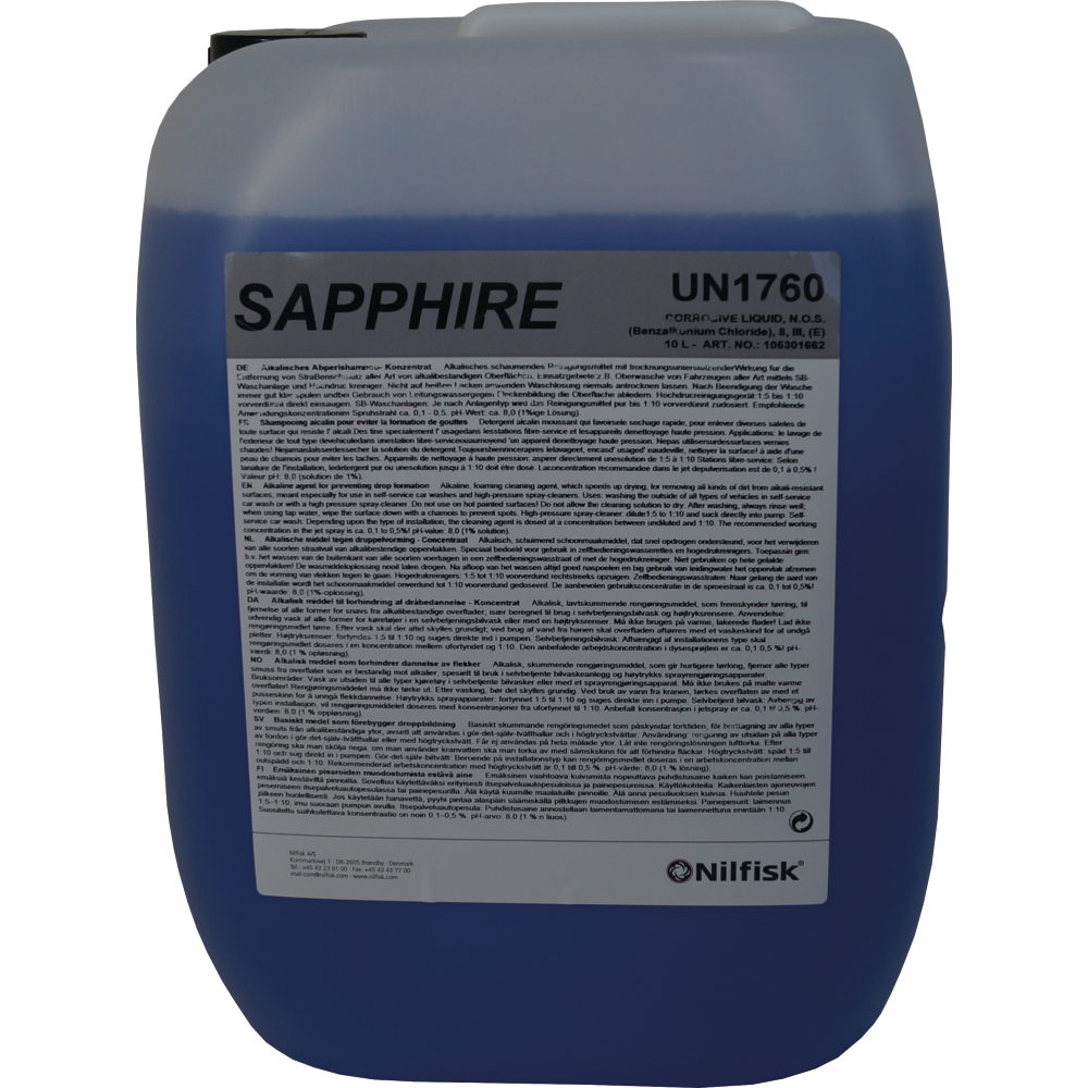 Nilfisk Autoshampoo Waschen + Wachsen Saphire 10l