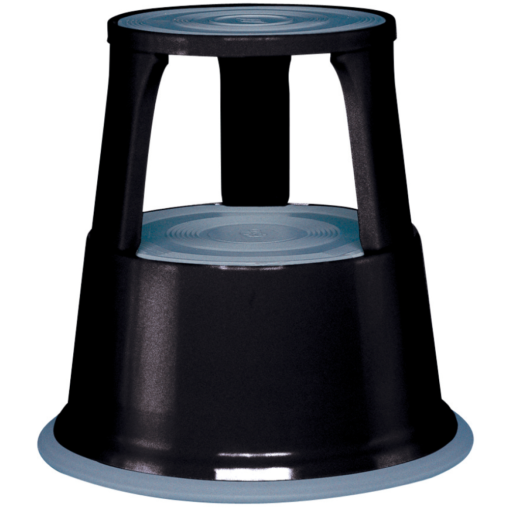 Rollhocker Metall schwarz