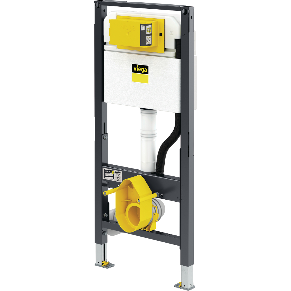Viega WC Element Prevista Dry 8521 mit Dusch WC Anschluss 1120 mm höhenverst.