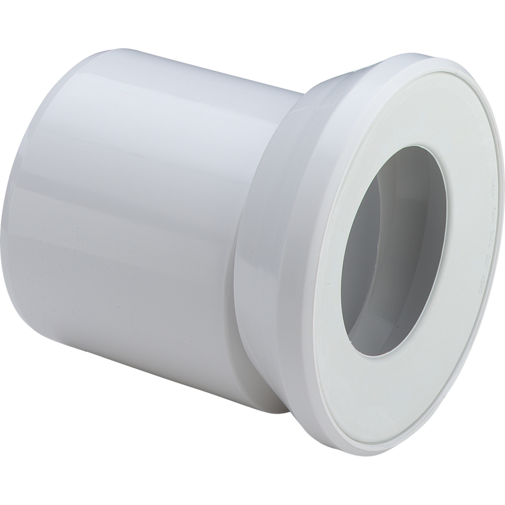 Viega WC Anschlussstutzen 3815.1 in 255mm Kunststoff weiss
