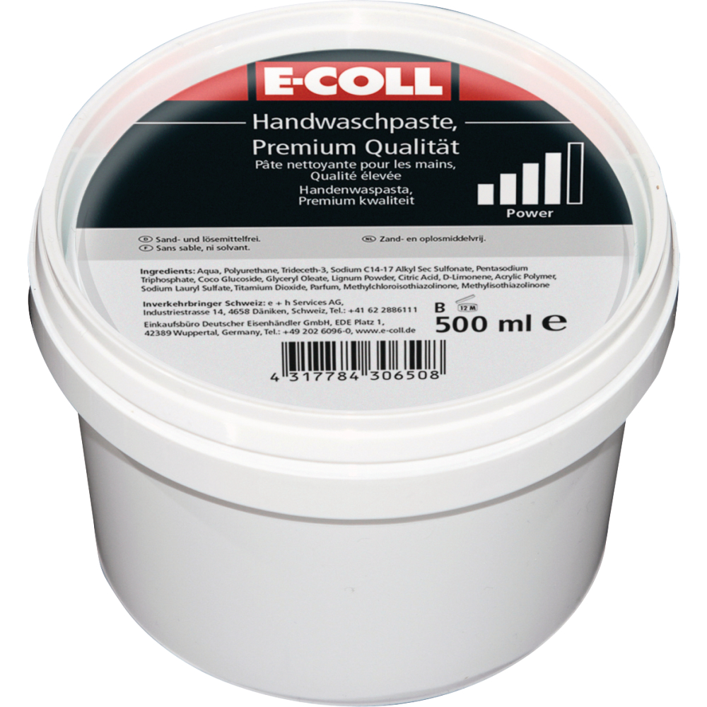 E-COLL Handwaschpaste Premium Qualität 500ml Dose