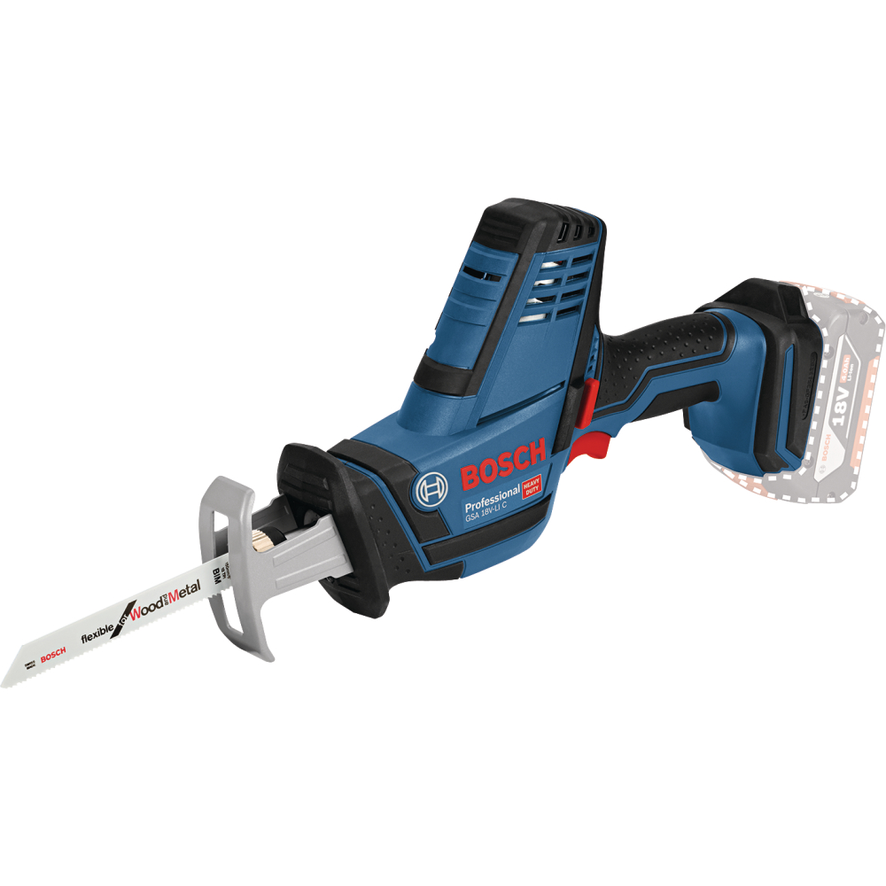 Bosch Akku-Säbelsäge 18V c&g GSA 18V-LI C Hub 21mm solo