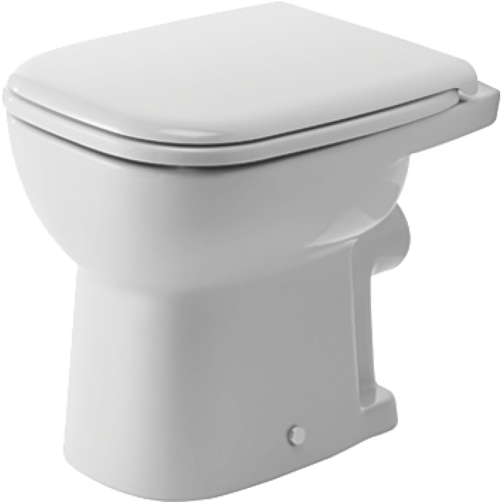 Stand-WC D-Code flach weiß 480x350