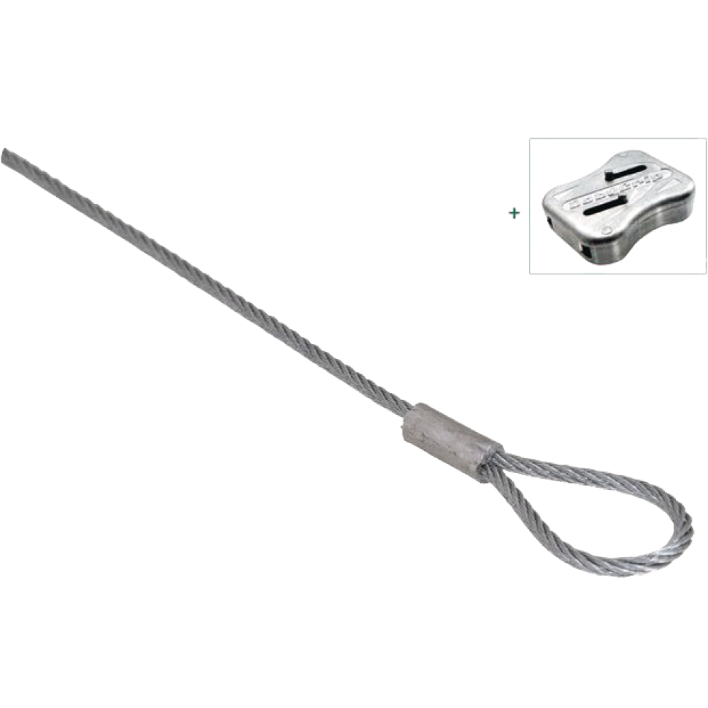 Draht-Schlaufe 2m/2,0mm BIS DobyGrip