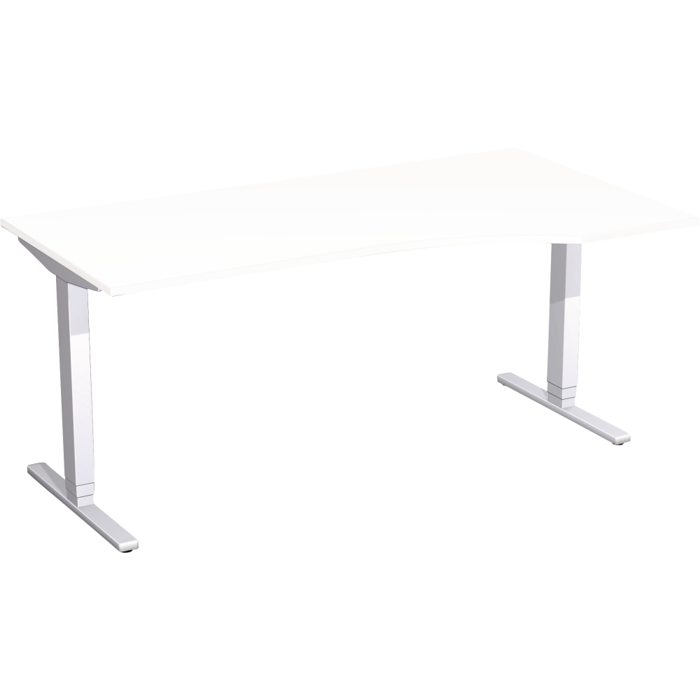 Hubtisch C-Fuß Flex Ahorn rechts 1800x800/1000, 650-1250