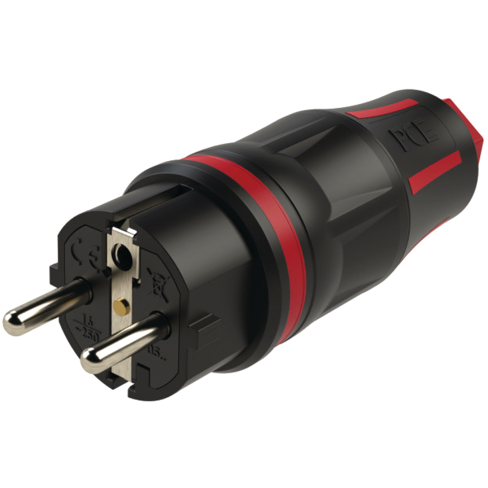 Stecker TAURUS TOP IP54 Vollgummi 16A #05721-sr